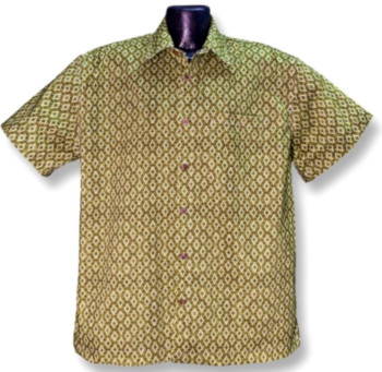 Mod Diamonds Mid-Century Retro  Shirt - Made in USA